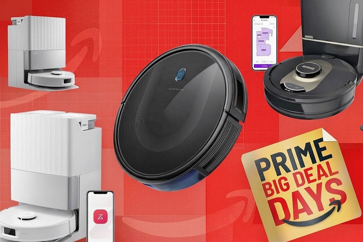 seasonal sale robot vacuum cleaner display